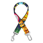 Aloha Tropical Fruits Pattern Print Dog Seat Belt