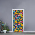 Aloha Tropical Fruits Pattern Print Door Sticker