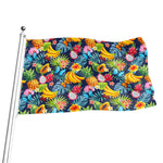 Aloha Tropical Fruits Pattern Print Flag