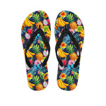 Aloha Tropical Fruits Pattern Print Flip Flops