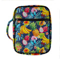 Aloha Tropical Fruits Pattern Print Front Pocket Bible Bag