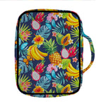 Aloha Tropical Fruits Pattern Print Front Pocket Bible Bag