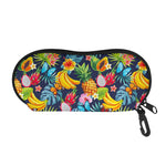 Aloha Tropical Fruits Pattern Print Glasses Case