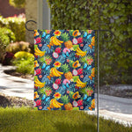 Aloha Tropical Fruits Pattern Print House Flag