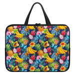 Aloha Tropical Fruits Pattern Print Laptop Sleeve With Handle