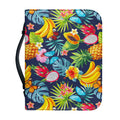 Aloha Tropical Fruits Pattern Print Leather Bible Cover