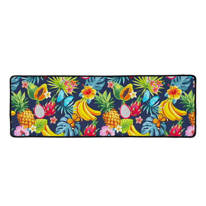 Aloha Tropical Fruits Pattern Print Long Kitchen Mat