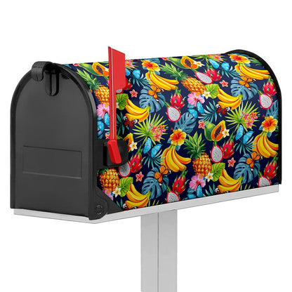 Aloha Tropical Fruits Pattern Print Mailbox Cover