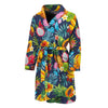 Aloha Tropical Fruits Pattern Print Men's Bathrobe