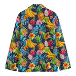 Aloha Tropical Fruits Pattern Print Men's Cotton Blazer