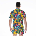 Aloha Tropical Fruits Pattern Print Men's Rompers