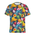 Aloha Tropical Fruits Pattern Print Men's Sports T-Shirt