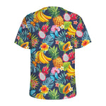 Aloha Tropical Fruits Pattern Print Men's Sports T-Shirt