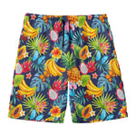 Aloha Tropical Fruits Pattern Print Men's Swim Trunks