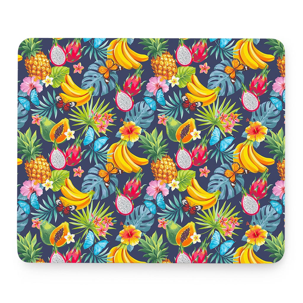 Aloha Tropical Fruits Pattern Print Mouse Pad