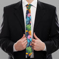 Aloha Tropical Fruits Pattern Print Necktie