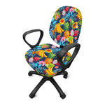 Aloha Tropical Fruits Pattern Print Office Chair Cover