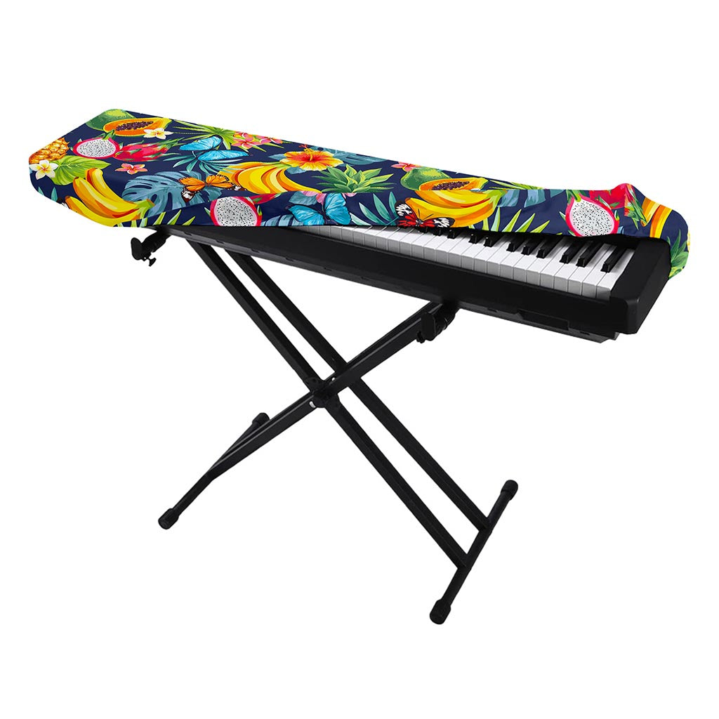 Aloha Tropical Fruits Pattern Print Piano Keyboard Cover