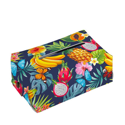 Aloha Tropical Fruits Pattern Print Rectangle Tissue Box Cover