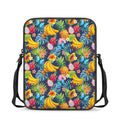 Aloha Tropical Fruits Pattern Print Rectangular Crossbody Bag