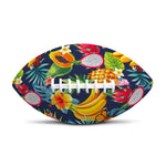 Aloha Tropical Fruits Pattern Print Rugby Ball