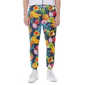 Aloha Tropical Fruits Pattern Print Joggers