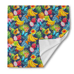Aloha Tropical Fruits Pattern Print Silk Bandana