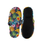 Aloha Tropical Fruits Pattern Print Slippers