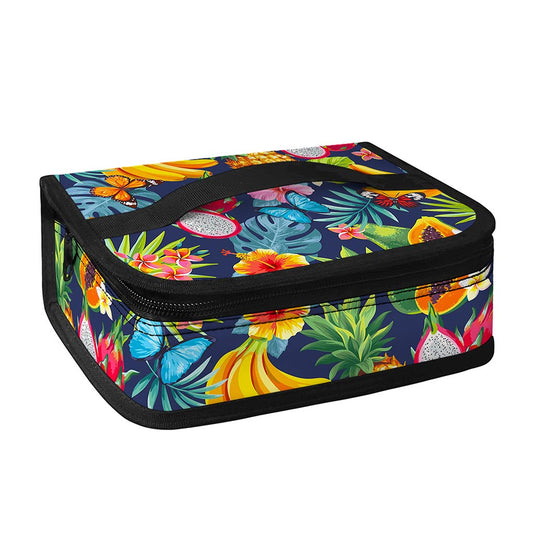 Aloha Tropical Fruits Pattern Print Small Lunch Bag