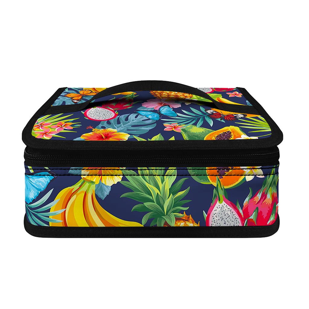 Aloha Tropical Fruits Pattern Print Small Lunch Bag