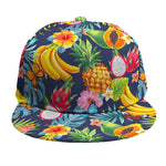Aloha Tropical Fruits Pattern Print Snapback Cap