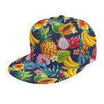 Aloha Tropical Fruits Pattern Print Snapback Cap