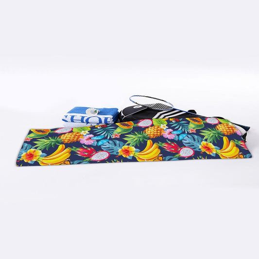 Aloha Tropical Fruits Pattern Print Sports Towel