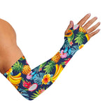 Aloha Tropical Fruits Pattern Print Sun Protection Arm Sleeves