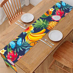 Aloha Tropical Fruits Pattern Print Table Runner