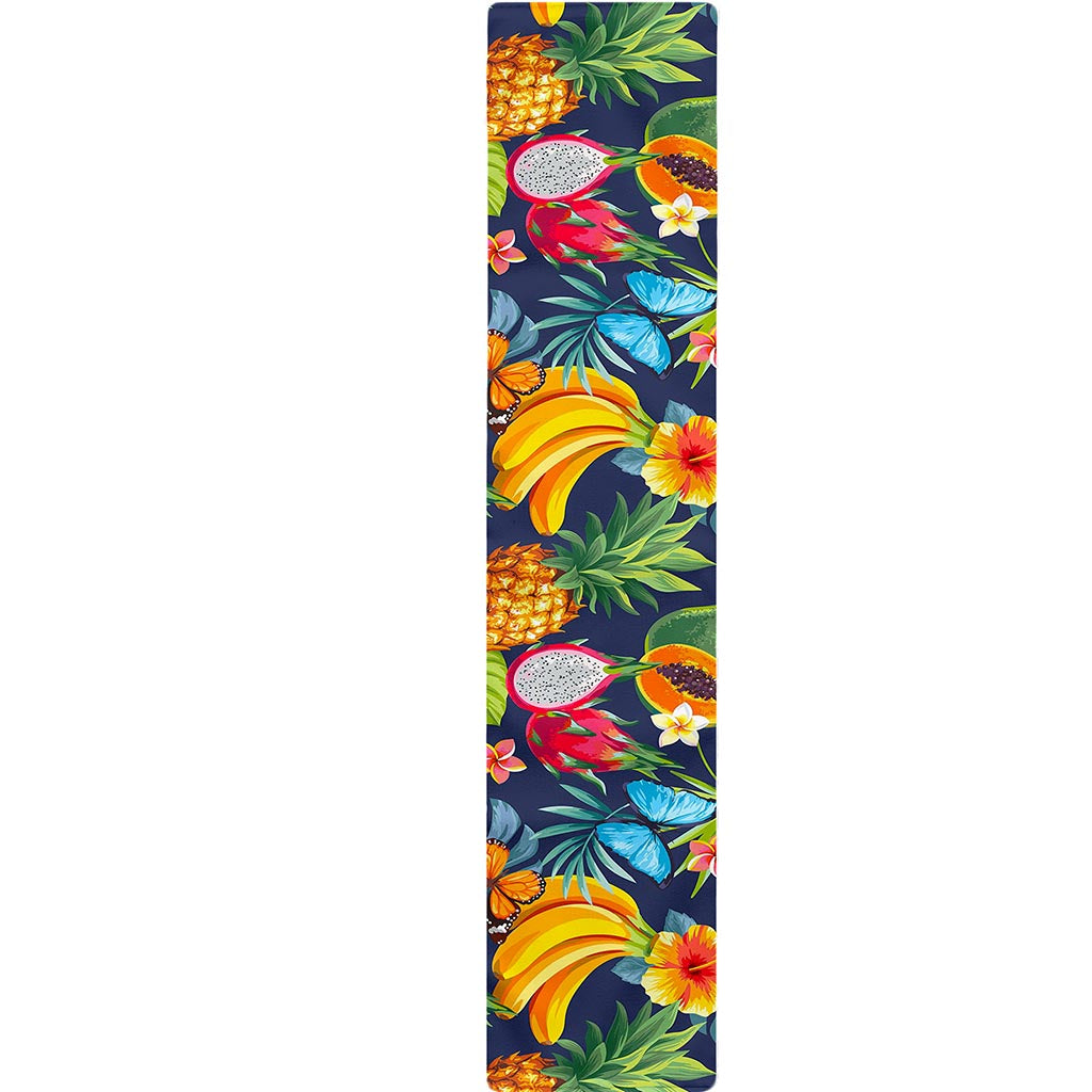 Aloha Tropical Fruits Pattern Print Table Runner