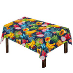 Aloha Tropical Fruits Pattern Print Tablecloth