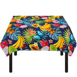 Aloha Tropical Fruits Pattern Print Tablecloth