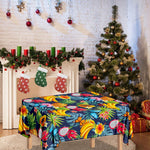 Aloha Tropical Fruits Pattern Print Tablecloth
