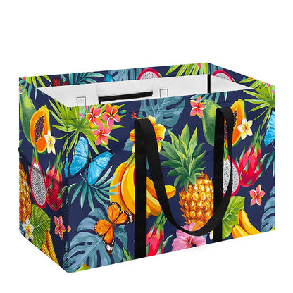 Aloha Tropical Fruits Pattern Print Utility Tote Bag