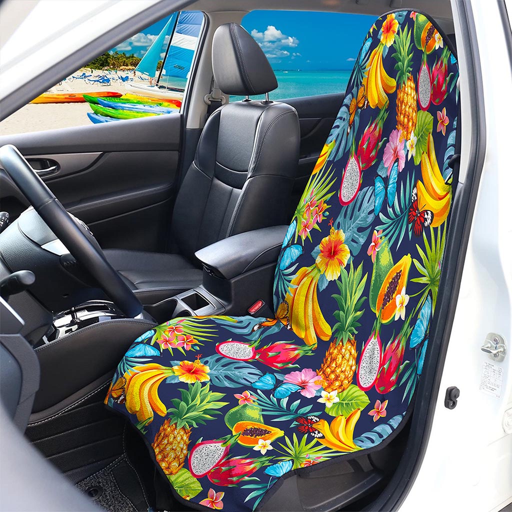 Aloha Tropical Fruits Pattern Print Waterproof Car Seat Cover