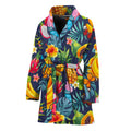 Aloha Tropical Fruits Pattern Print Women's Bathrobe