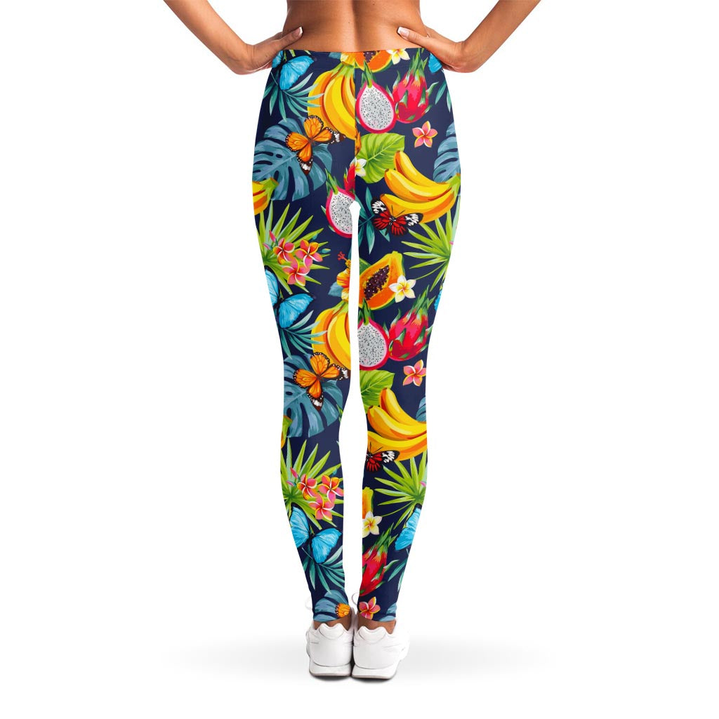 Aloha Tropical Fruits Pattern Print Women's Leggings