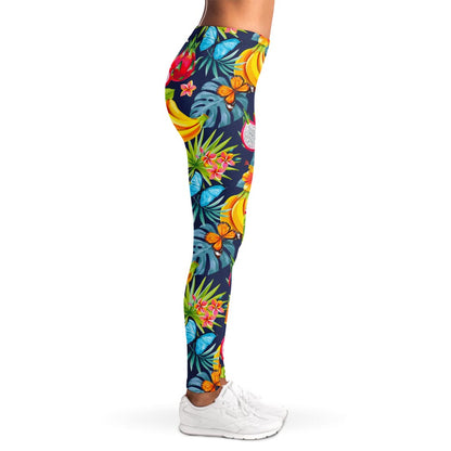 Aloha Tropical Fruits Pattern Print Women's Leggings