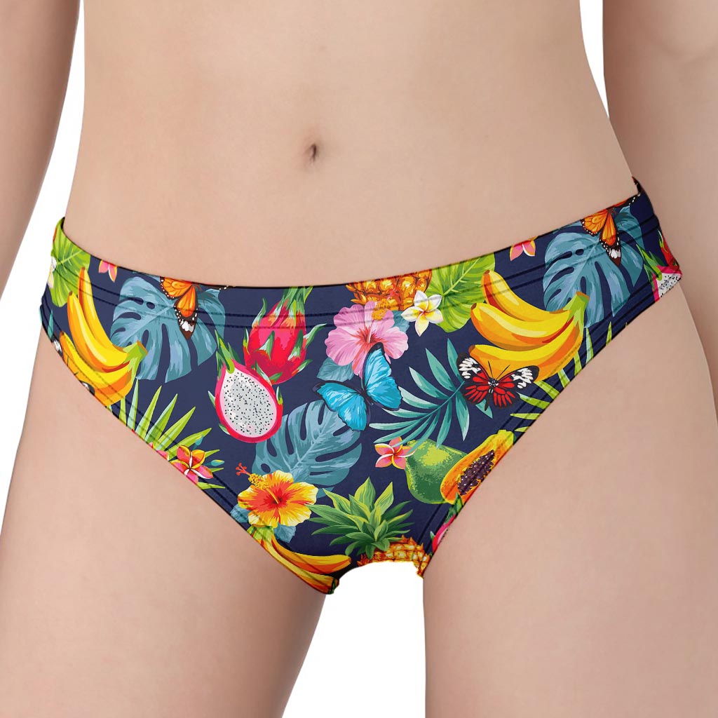 Aloha Tropical Fruits Pattern Print Women's Panties