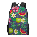 Aloha Tropical Watermelon Pattern Print 17 Inch Backpack