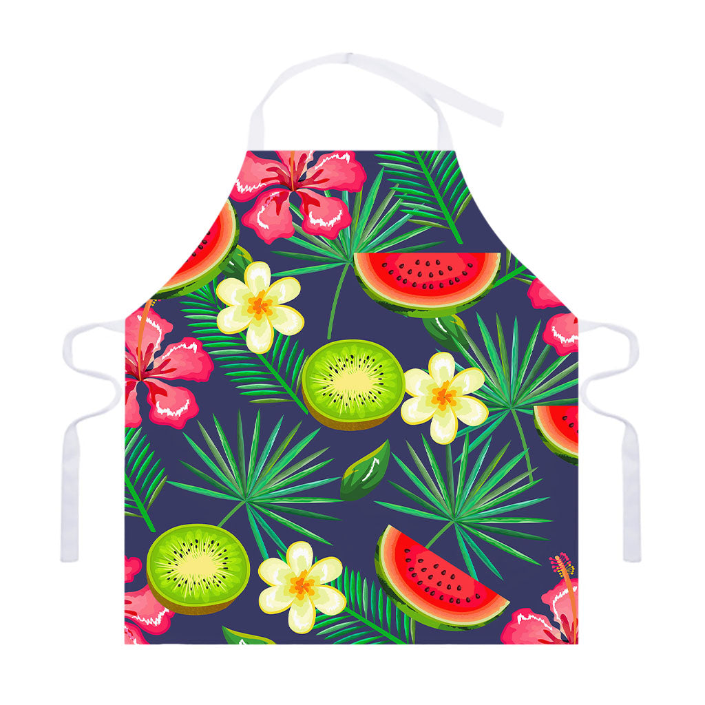 Aloha Tropical Watermelon Pattern Print Adjustable Apron