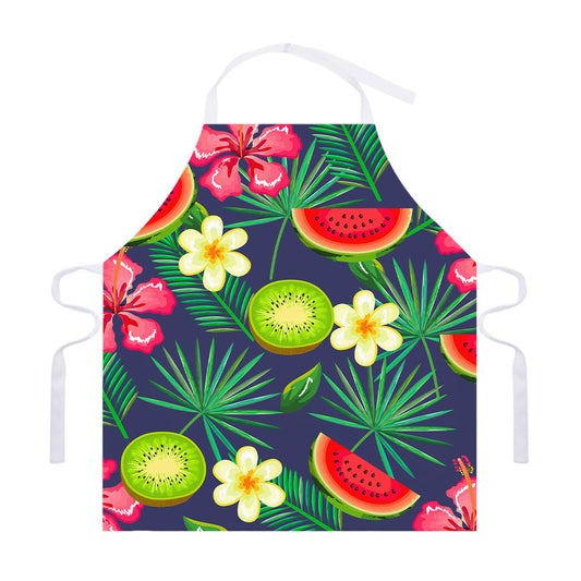 Aloha Tropical Watermelon Pattern Print Adjustable Apron