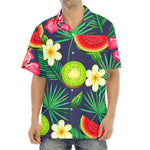 Aloha Tropical Watermelon Pattern Print Aloha Shirt
