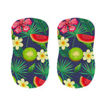 Aloha Tropical Watermelon Pattern Print Bar Stool Covers